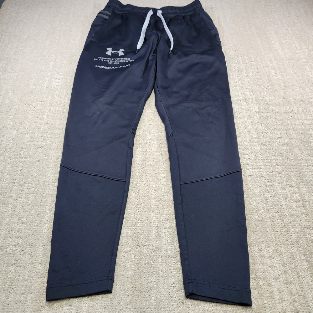 Under Armour Pants Men Medium Fleece Storm Joggers Training Slim Leg Running